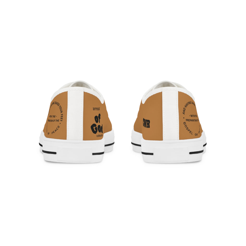 Armor of God Men's Low Top Sneakers — Christian Faith Athletic Shoes