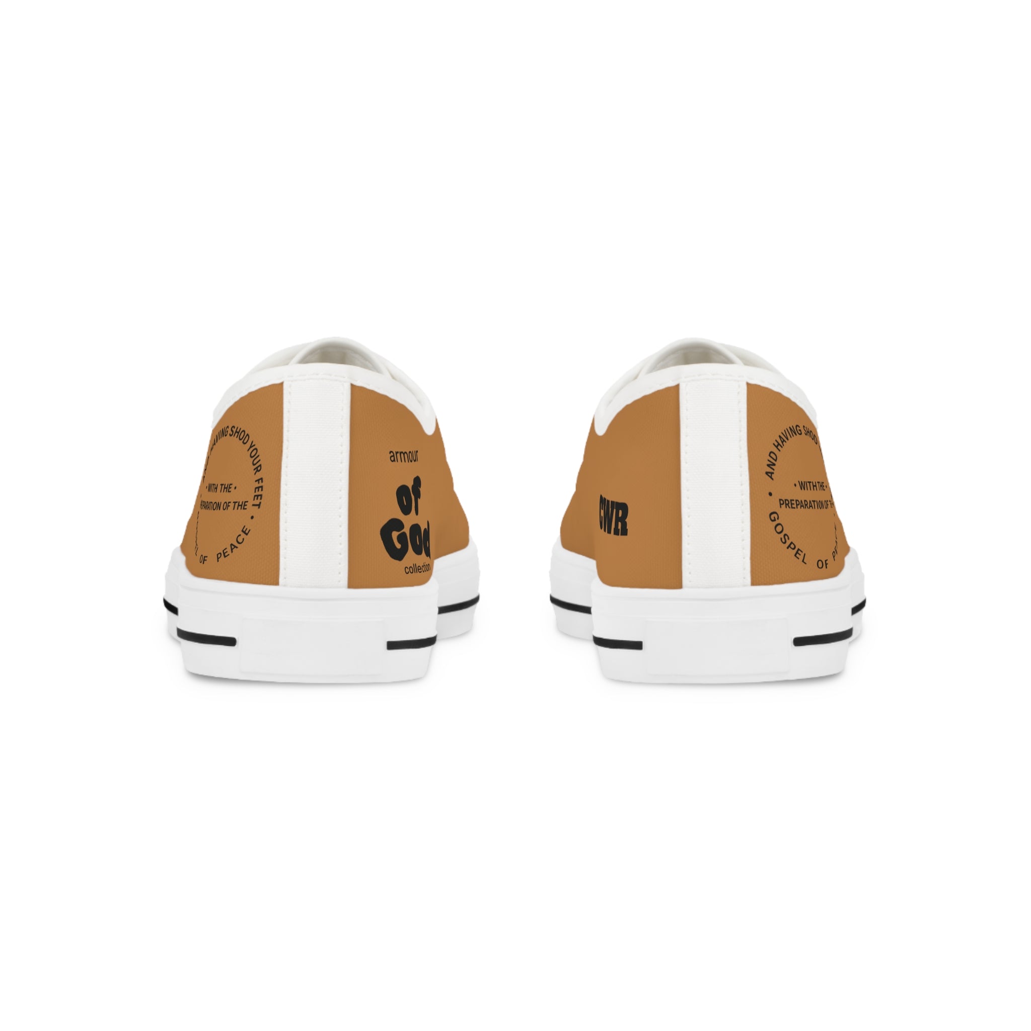 Armor of God Men's Low Top Sneakers — Christian Faith Athletic Shoes