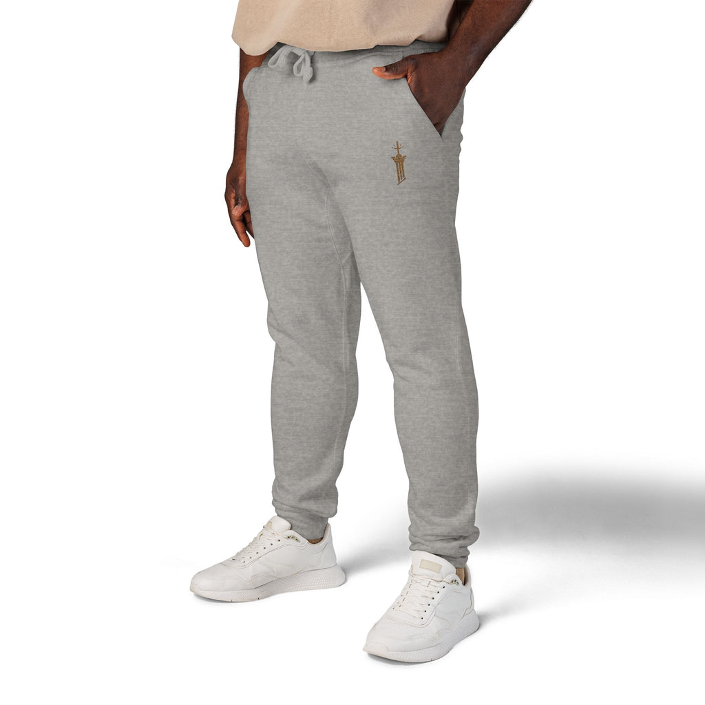 Pillar of Strength Embroidered Sweatpants — Church & Gym Fleece