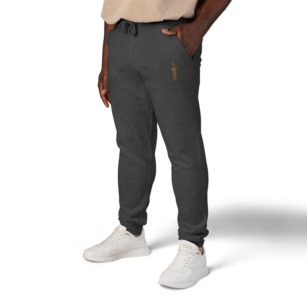 Pillar of Strength Embroidered Sweatpants — Church & Gym Fleece