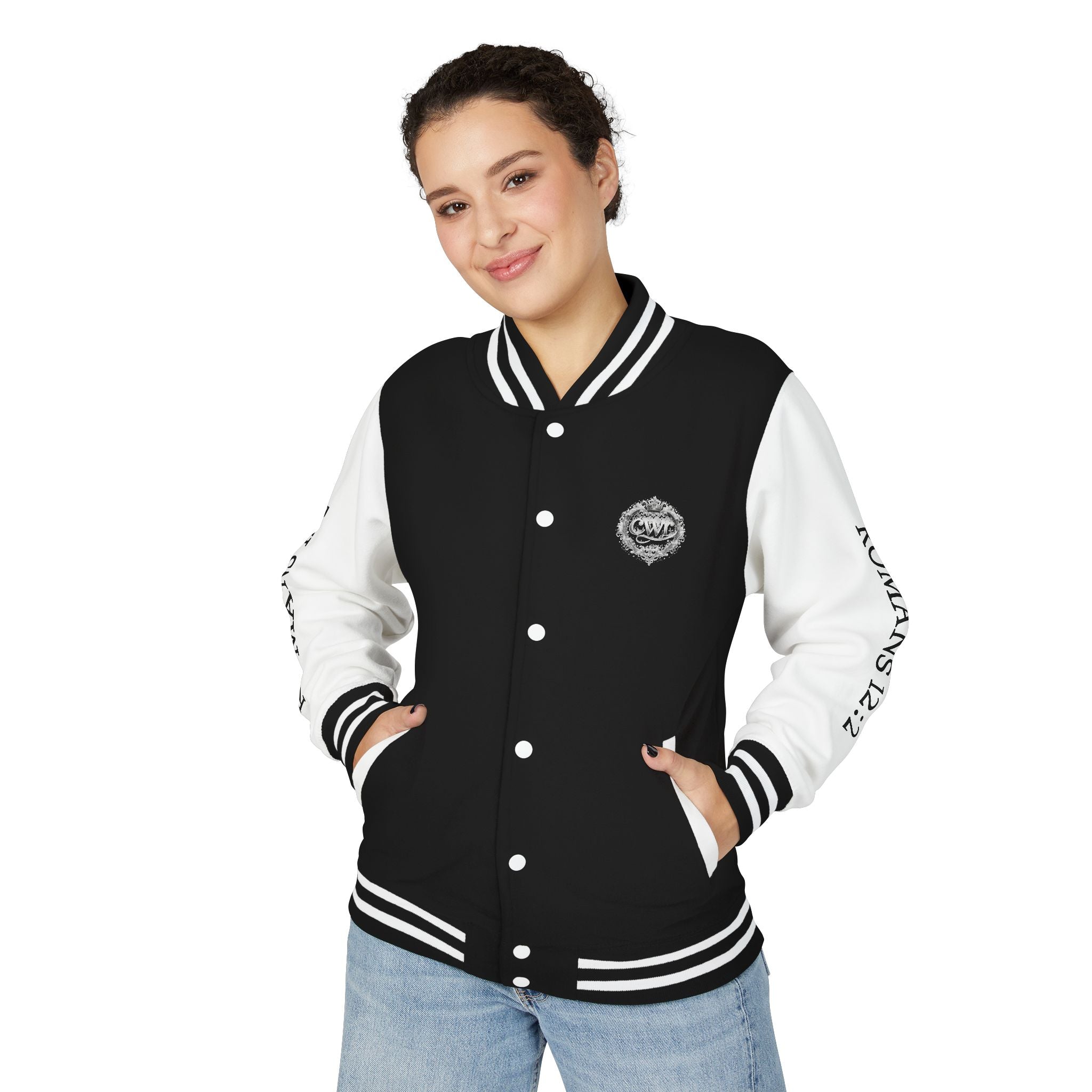 Letterman Jacket — "Be Not Conformed to This World" Inspirational Varsity Jacket