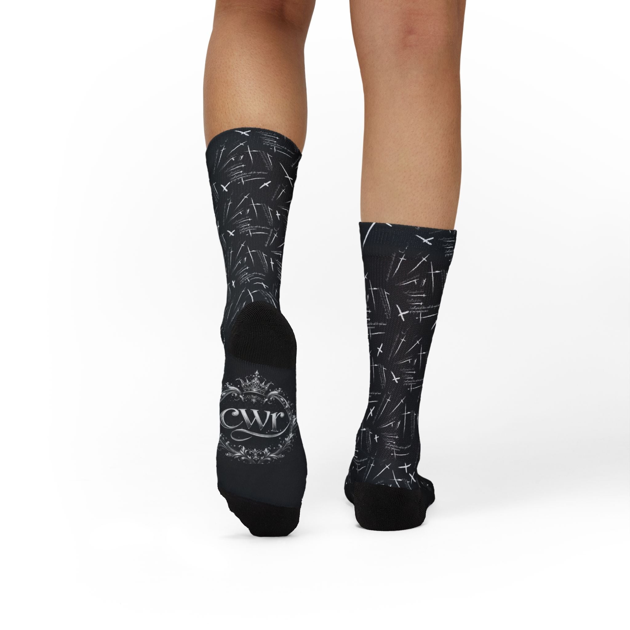 Scripture Sublimation Socks — Faith-Inspired Scripture Socks