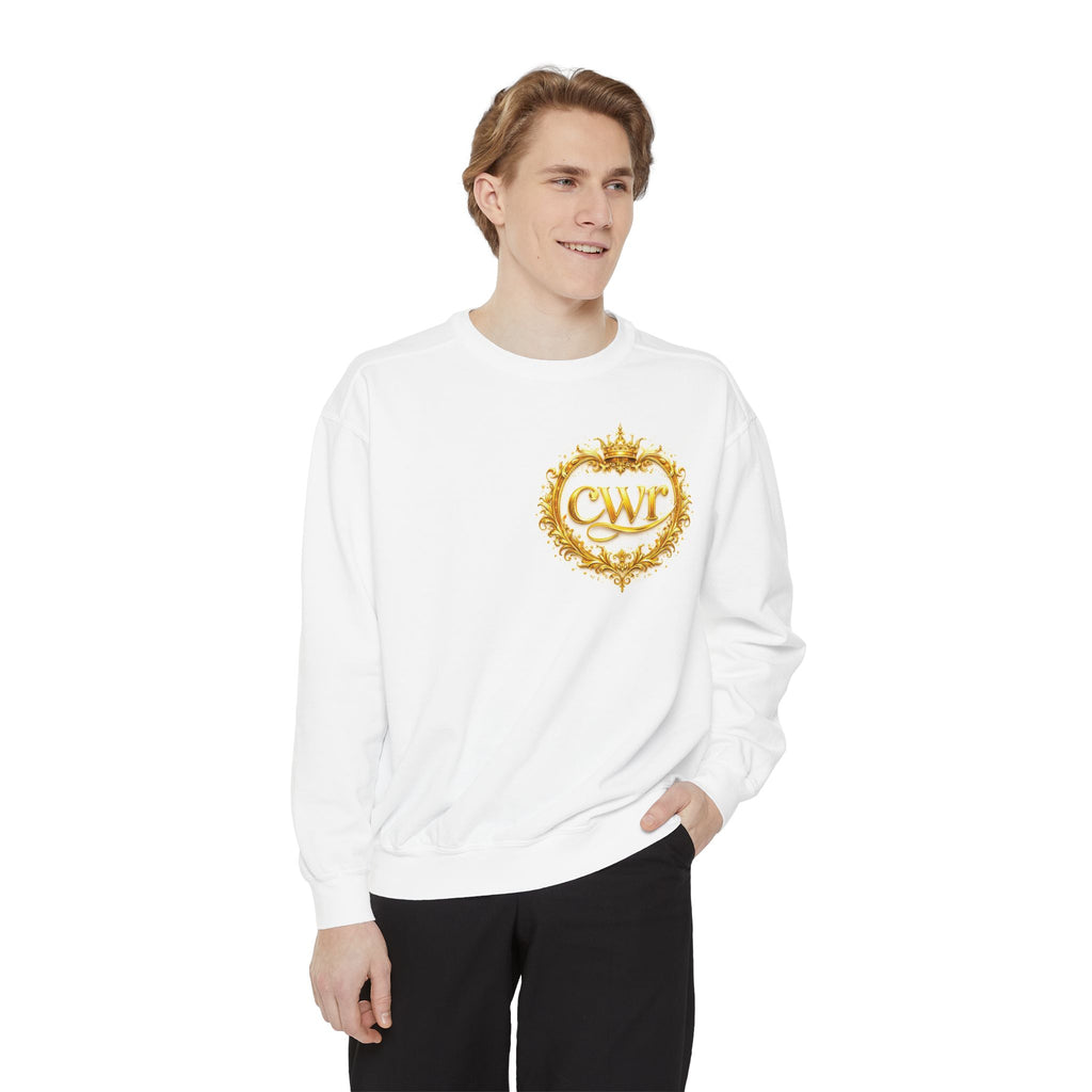 Christian Jesus Cross Sweatshirt — Jesus Carrying Cross Graphic Crewneck