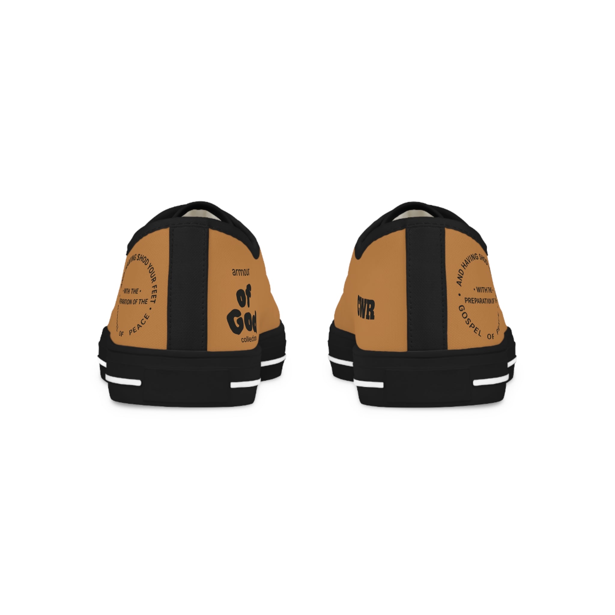 Armor of God Men's Low Top Sneakers — Christian Faith Athletic Shoes