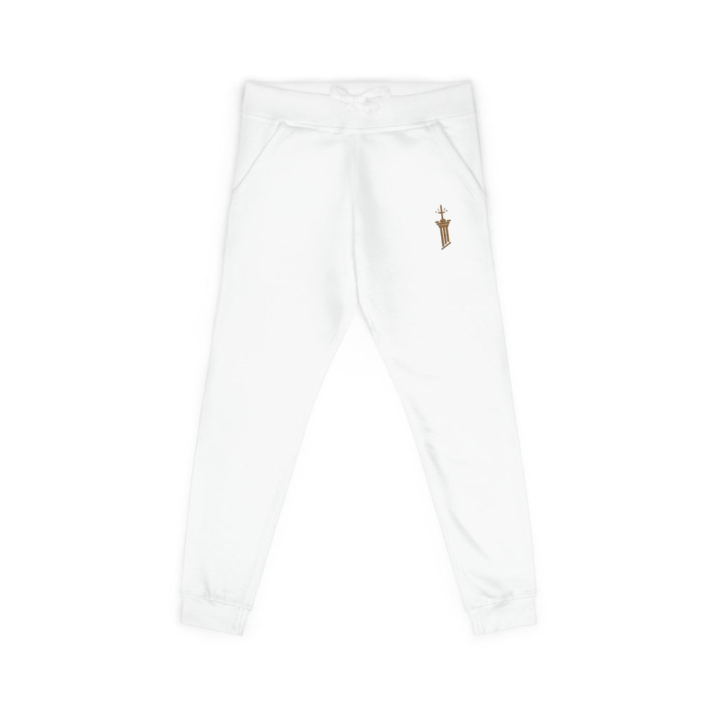 Pillar of Strength Embroidered Sweatpants — Church & Gym Fleece