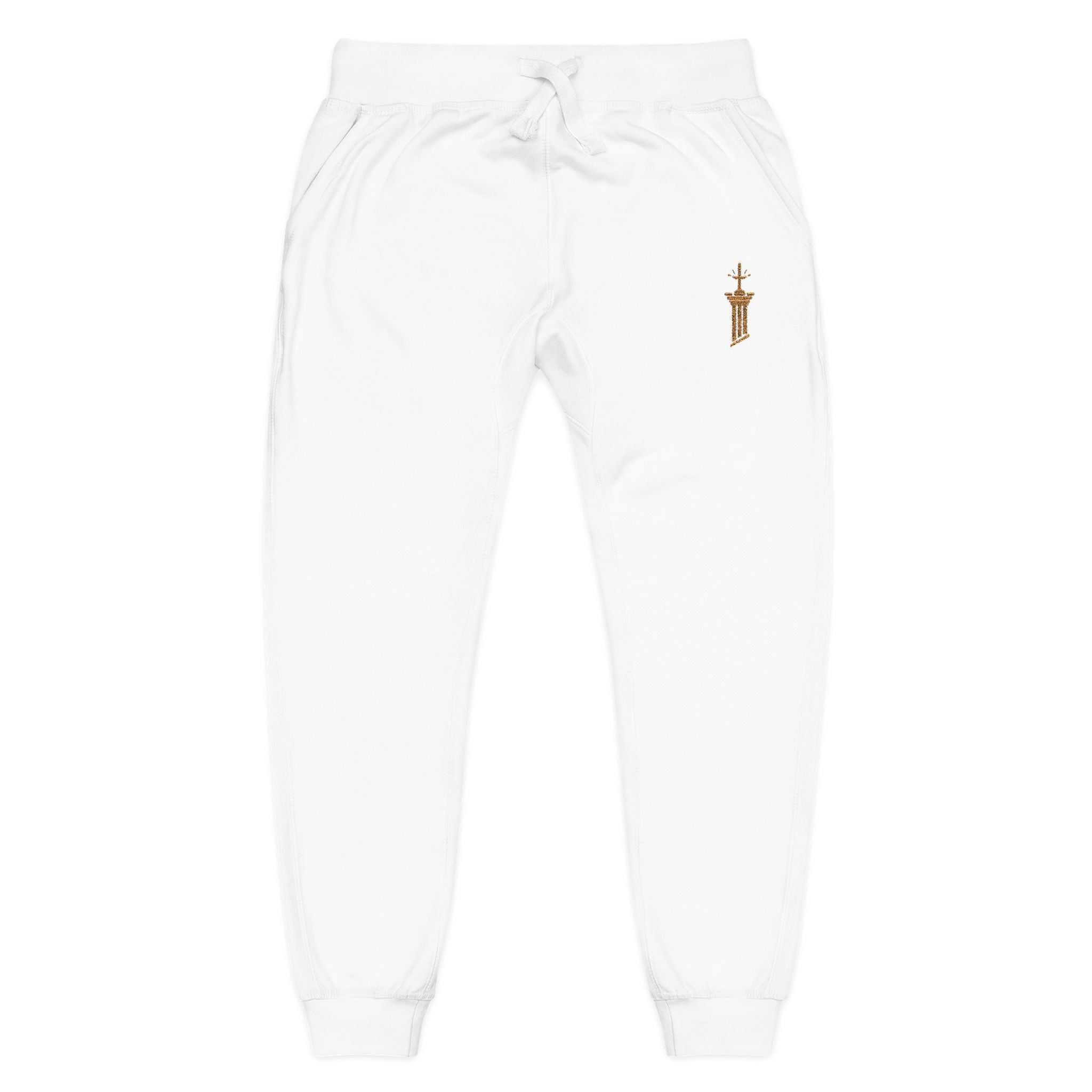Pillar of Strength Embroidered Sweatpants — Church & Gym Fleece