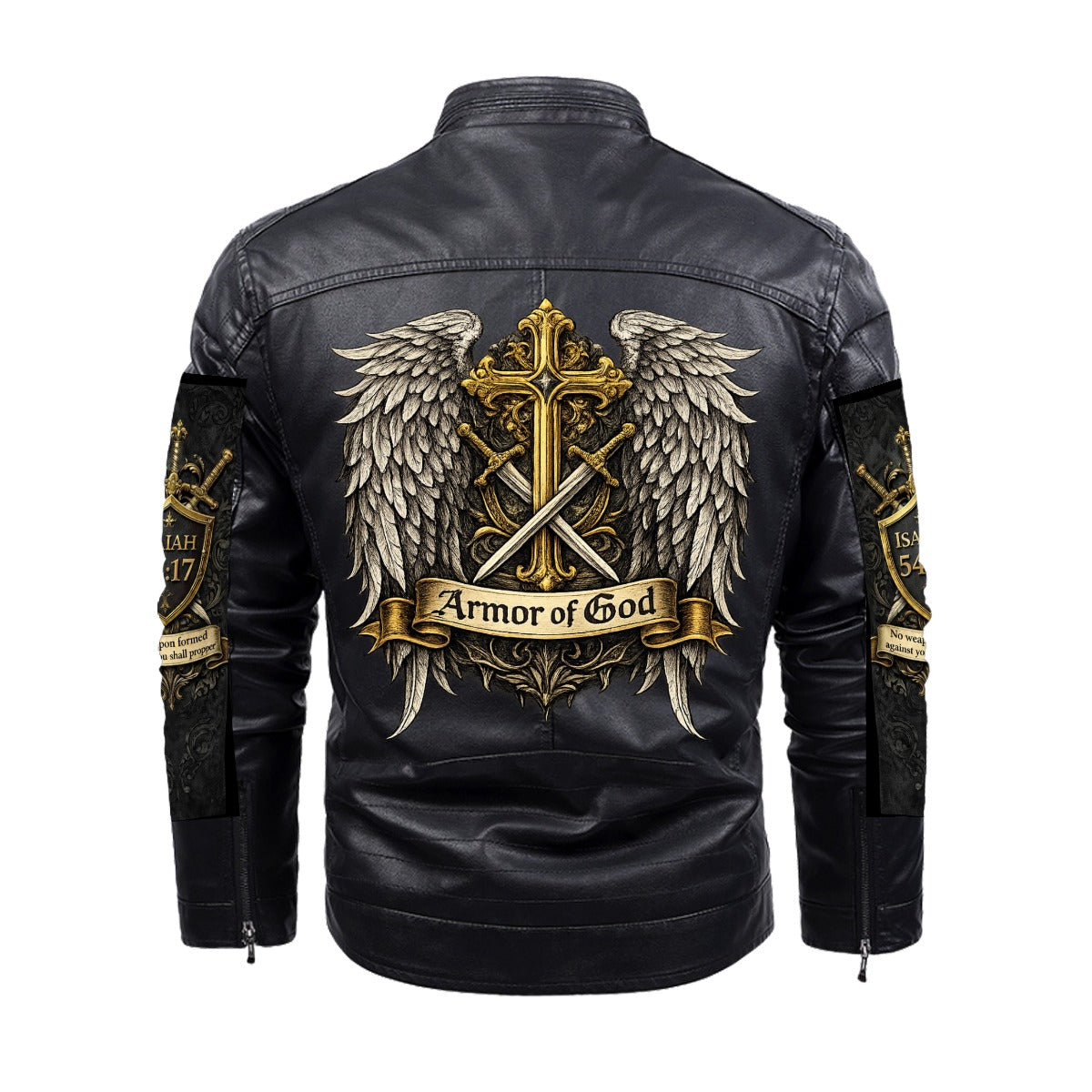 Armor of God Leather Jacket – CWR Edition