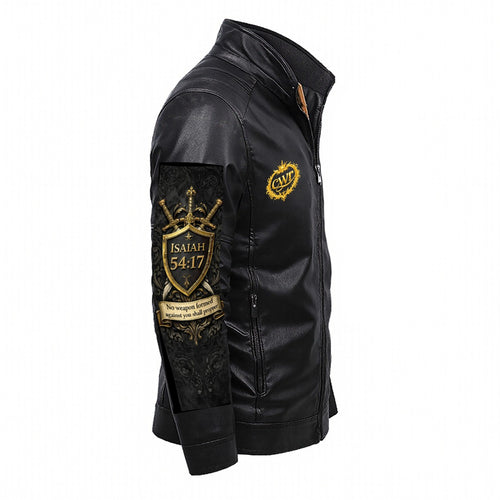 Armor of God Leather Jacket – CWR Edition