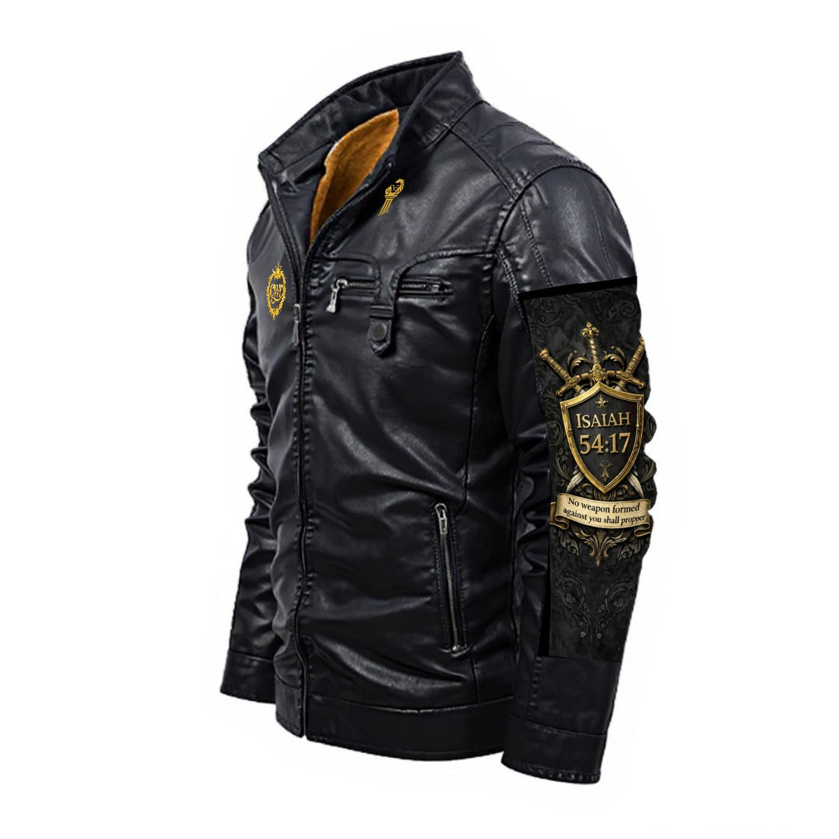 Armor of God Leather Jacket – CWR Edition