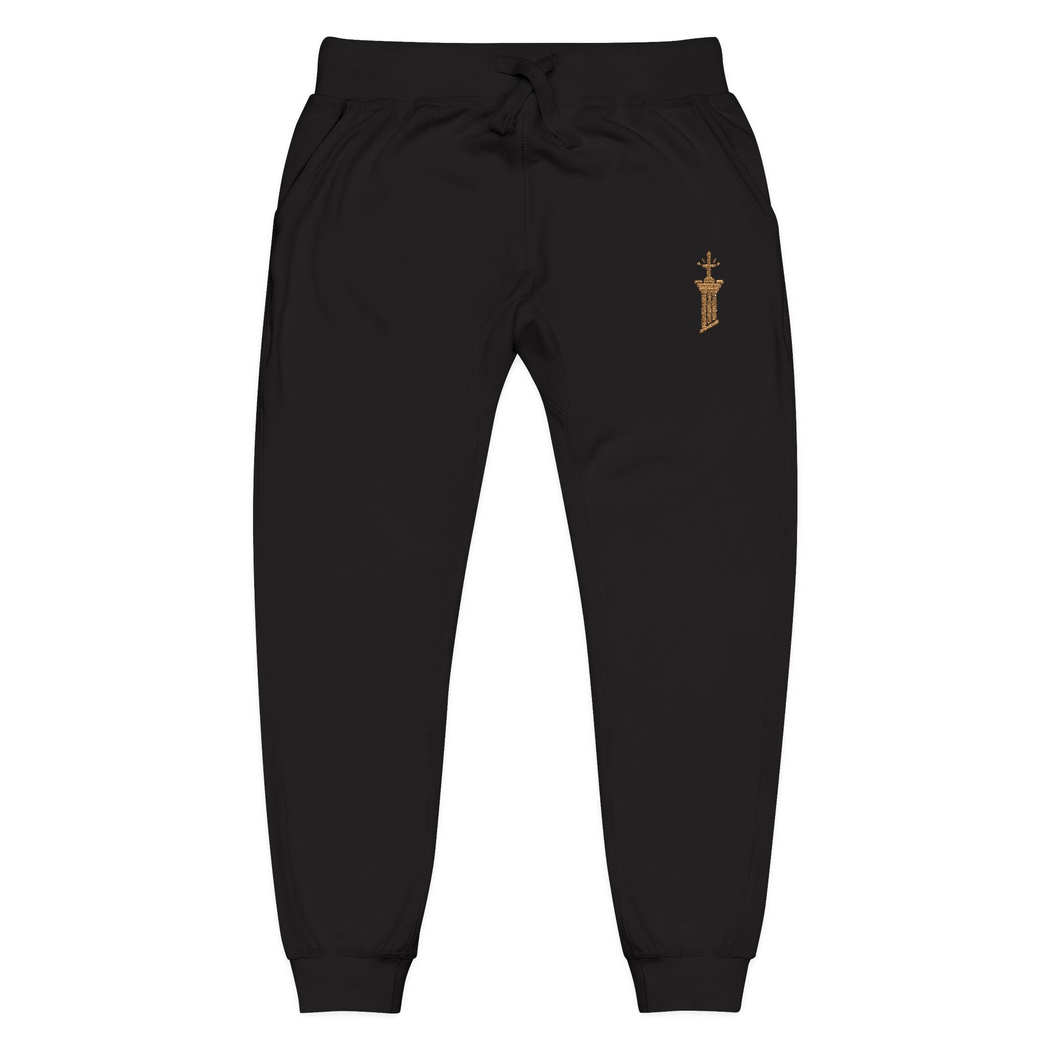 Pillar of Strength Embroidered Sweatpants — Church & Gym Fleece