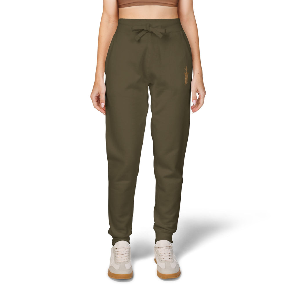 Pillar of Strength Embroidered Sweatpants — Church & Gym Fleece