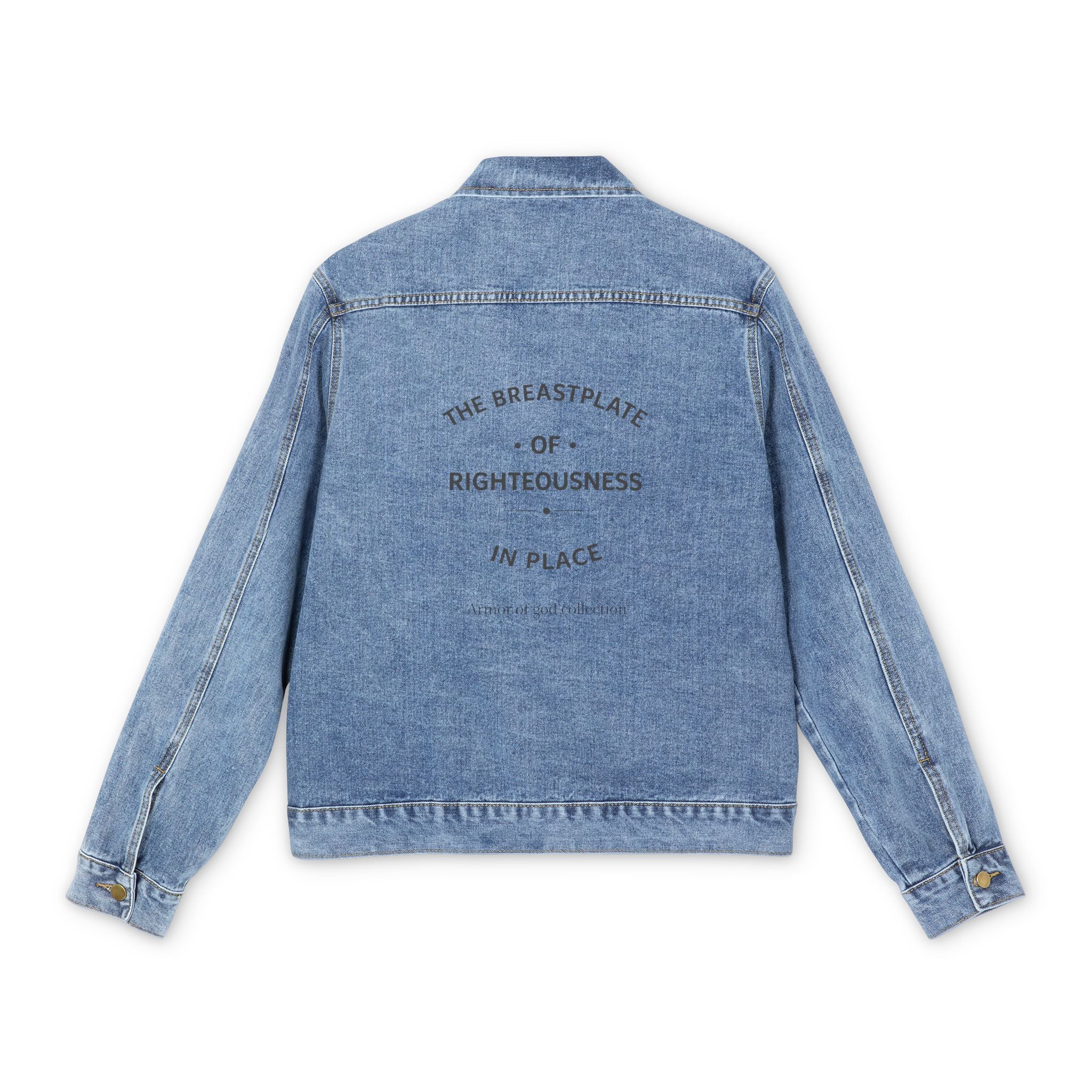 Breastplate of God Denim Jacket — Armor of God Collection