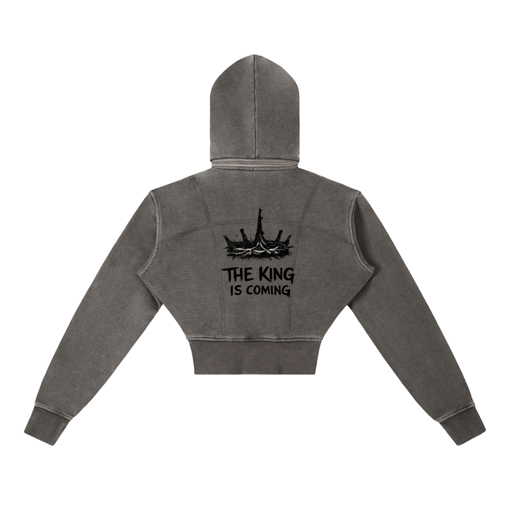 christianhoodie,womanschristianhoodie,croppedhoodie,christianstreatwear,jesusisking,thekingiscoming,everykneewillbow,phillipians210,christian,christianwr
