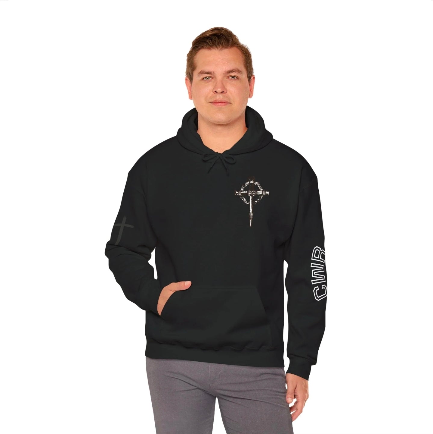 “Stand Firm in the Faith” Men’s Christian Hoodie – 1 Corinthians 16:13